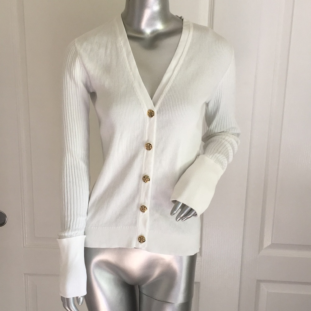 Tory Burch rib-knit cardigan